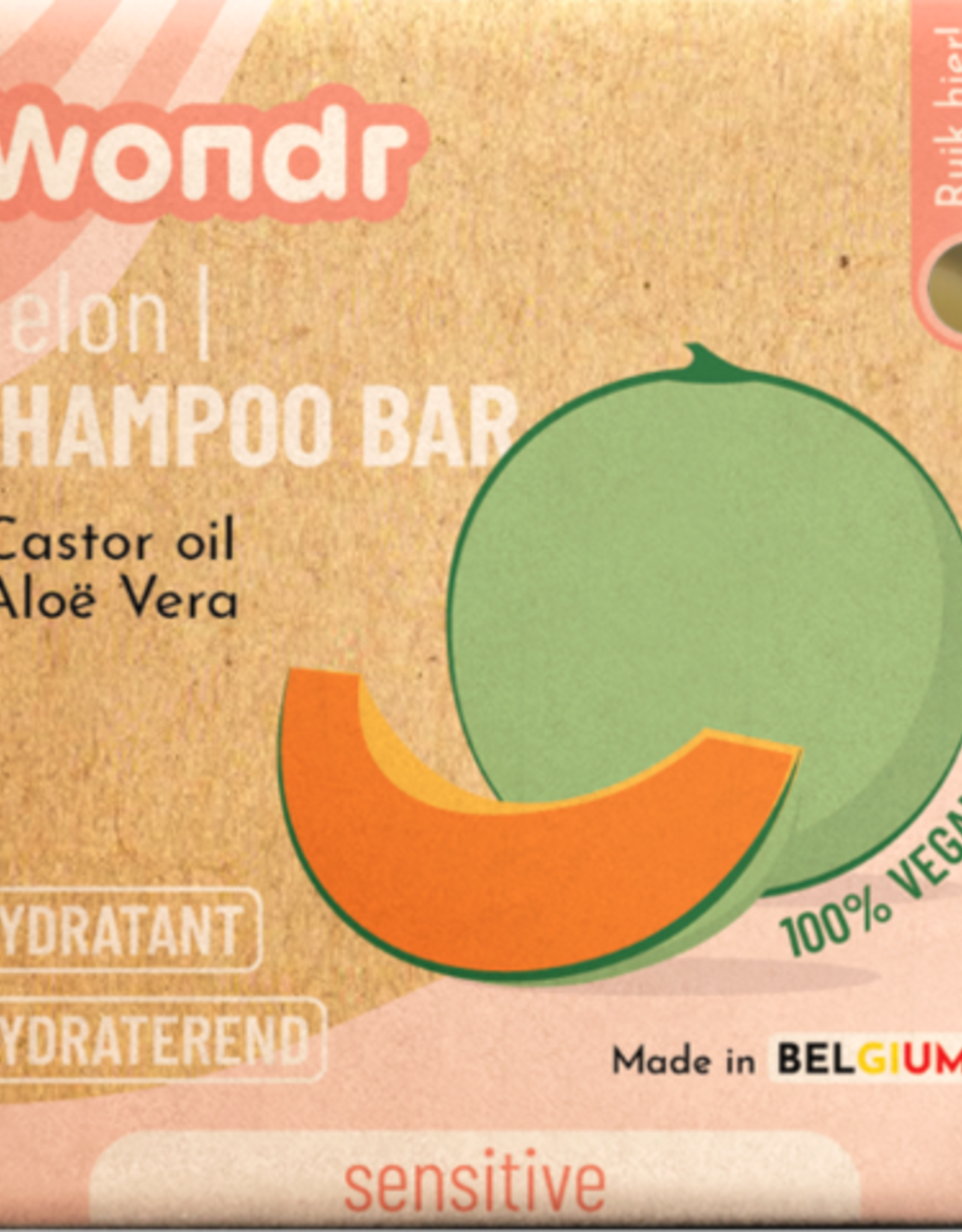 Wondr Sweet Melon | Shampoo Bar - sensitive scalp 55g