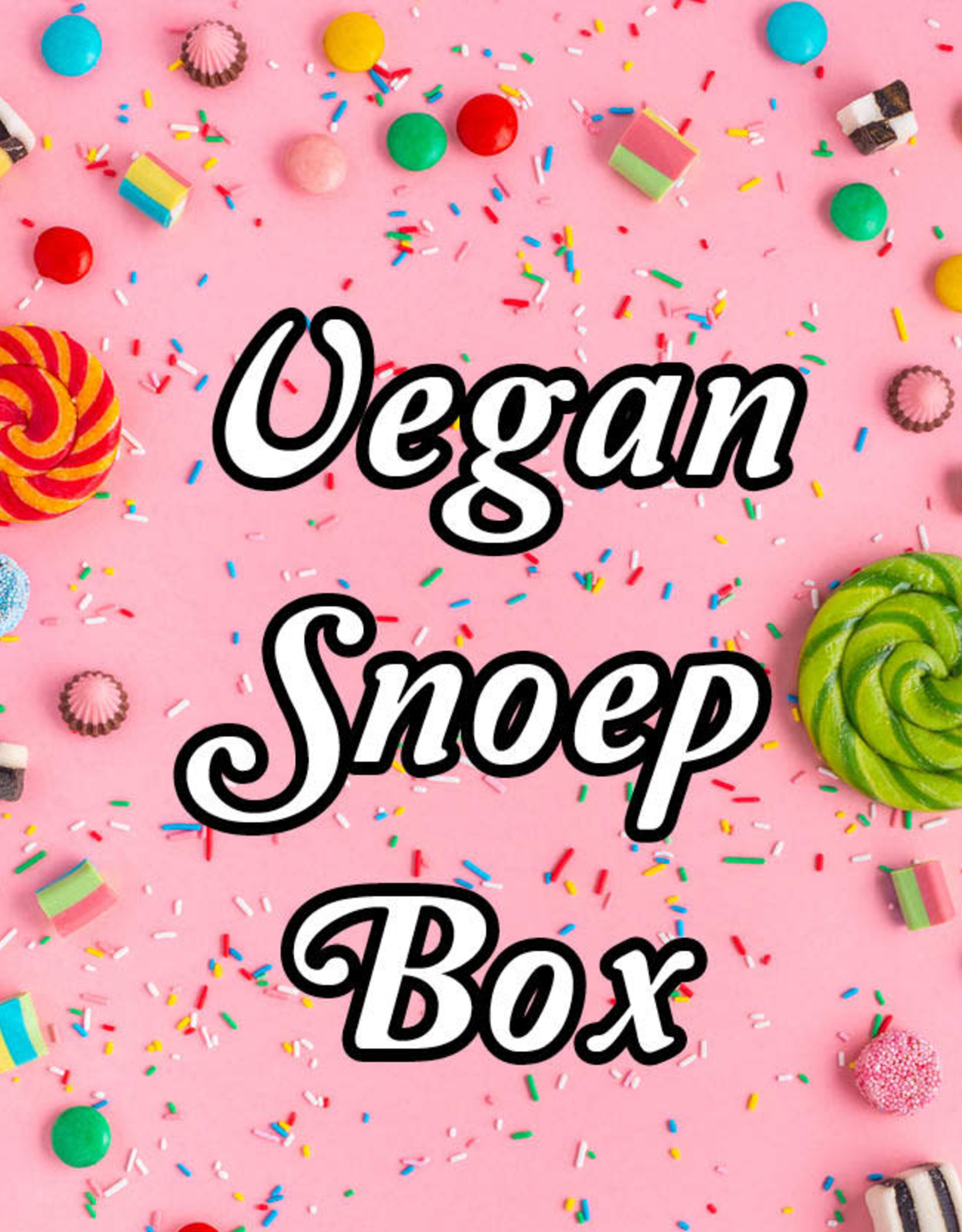 Roos met Witte Stippen Verrassingspakket Vegan snoep