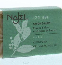 Najel Aleppo zeep laurier olie 12% 100 g