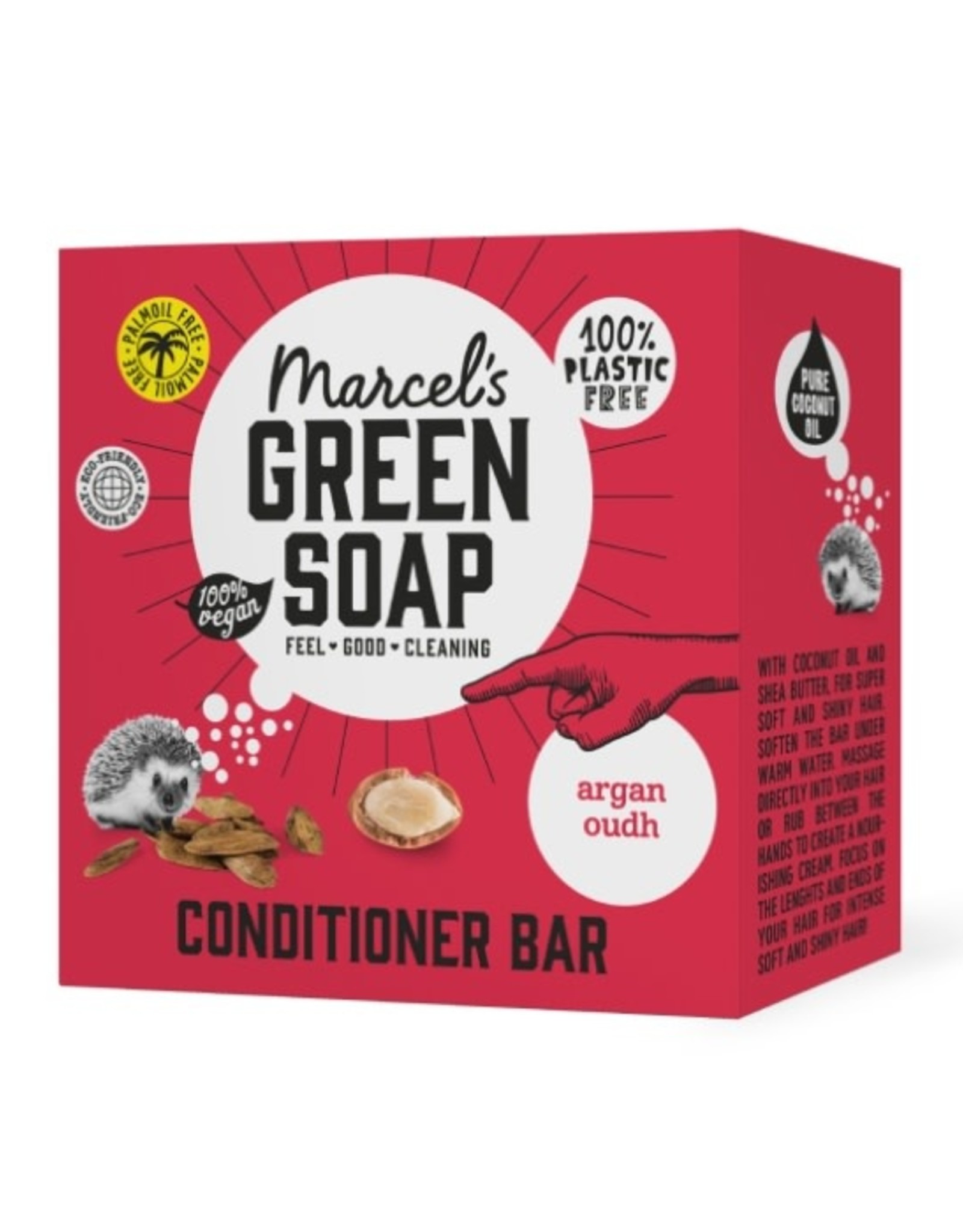 Marcel's Green Soap Conditioner Bar - Argan & Oudh - 60 gr