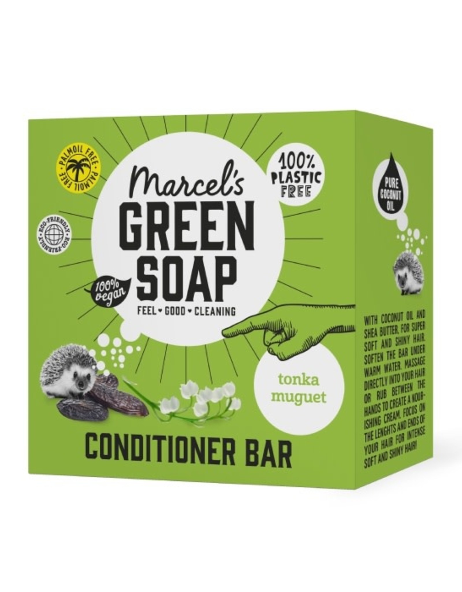 Marcel's Green Soap Conditioner Bar - Tonka & Muguet - 60 gr