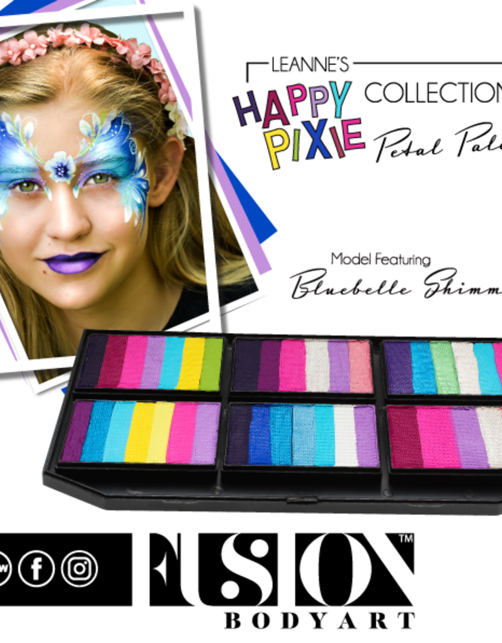 Fusion Fusion Happy Pixie - Petal Palette 150g