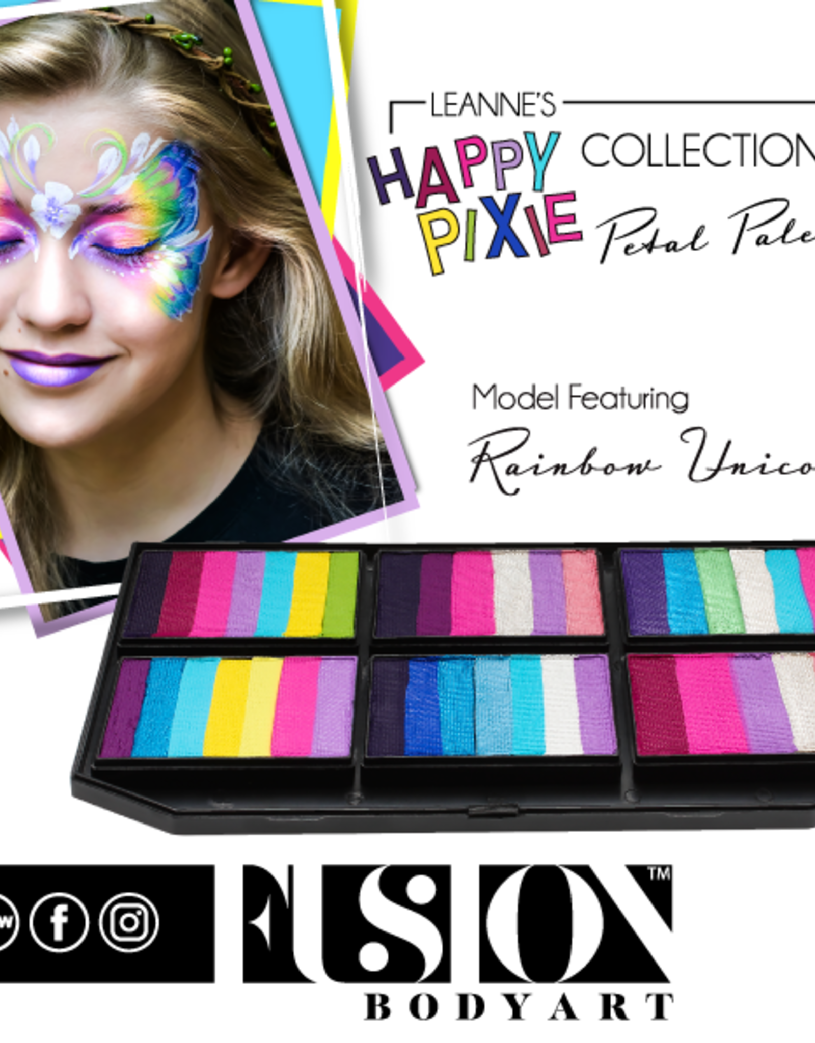 Fusion Fusion Happy Pixie - Petal Palette 150g