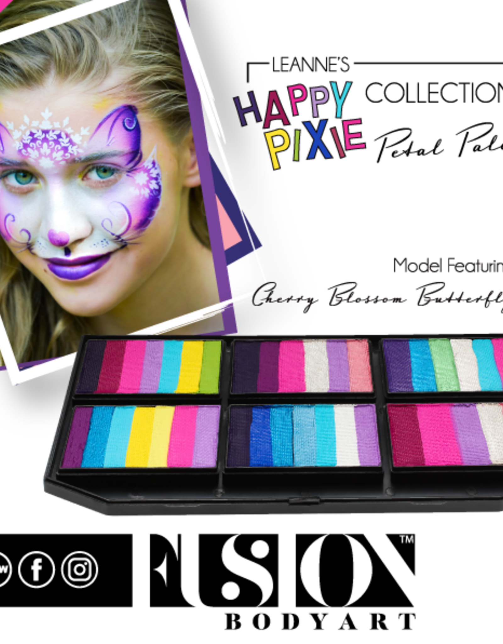 Fusion Fusion Happy Pixie - Petal Palette 150g