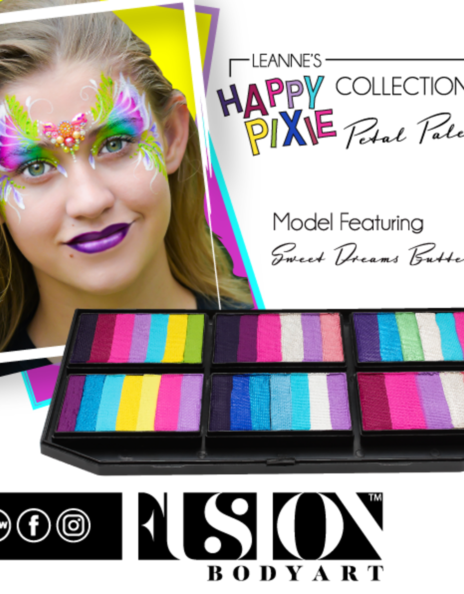 Fusion Fusion Happy Pixie - Petal Palette 150g