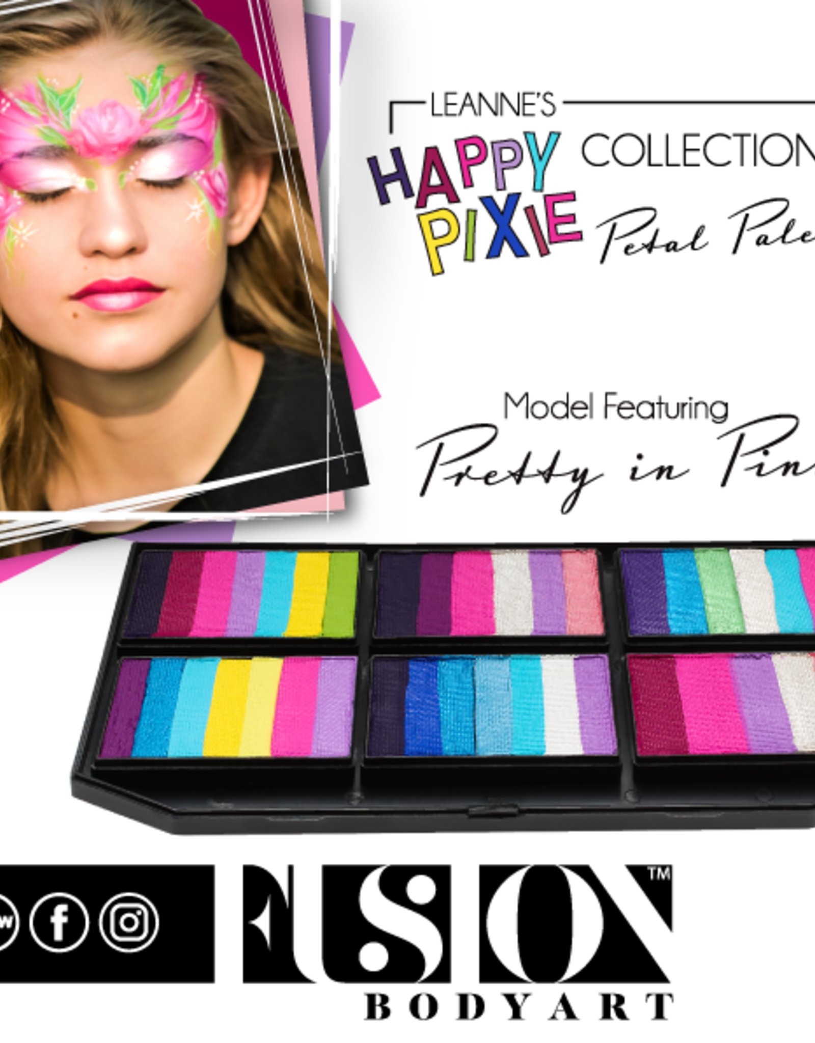 Fusion Fusion Happy Pixie - Petal Palette 150g