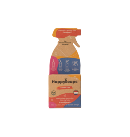 Happy Soaps Cleaning Tabs - Combipack - Alles-, Keuken-, Glas- en Sanitairreiniger 4tabs