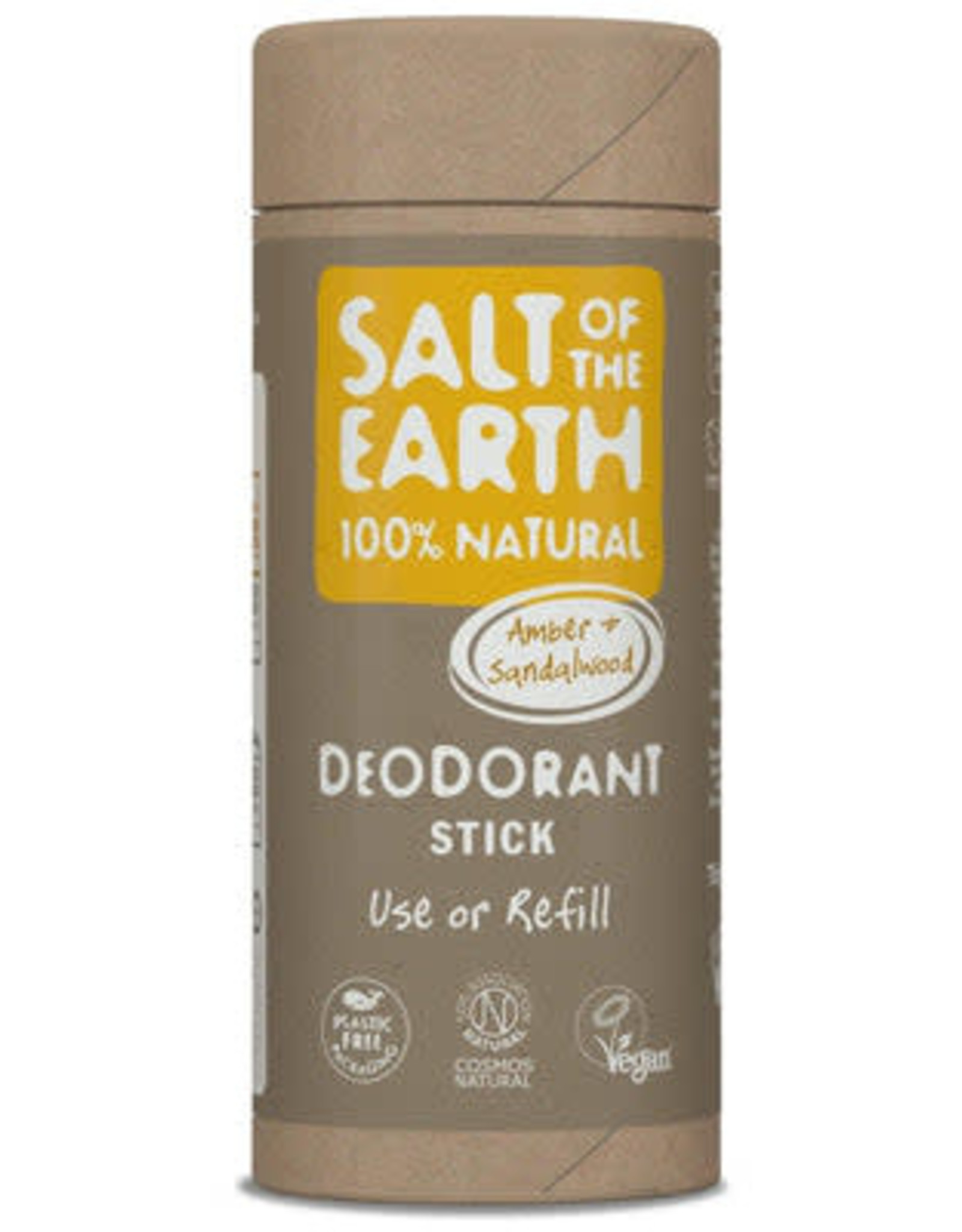 Salt of the Earth Salt of the Earth - Amber & Sandalwood Deodorant Stick - Use or Refill 75g