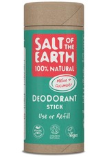 Salt of the Earth Melon & Cucumber Deodorant Stick - Use or Refill 75g