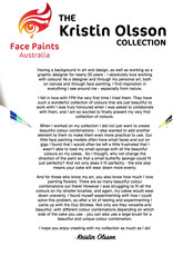 Face Paints Australia Daybreak rose Brush combo  FPA - 28g - Kristin Olsson collection