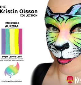 Face Paints Australia Aurora combo Cake  FPA - 50g - Kristin Olsson Collection