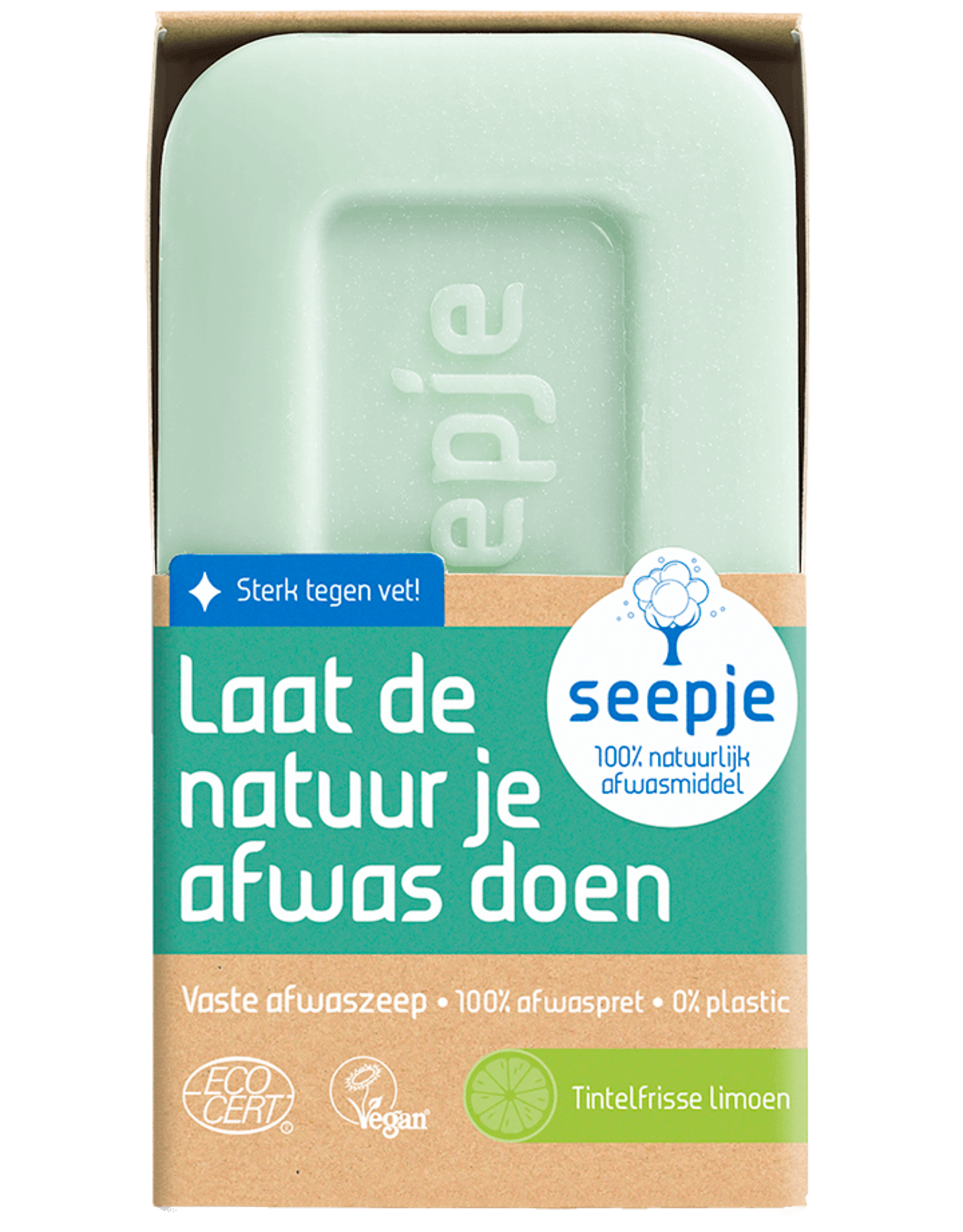 Seepje SEEPJE - Vaste Afwaszeep - Limoengeur 120g