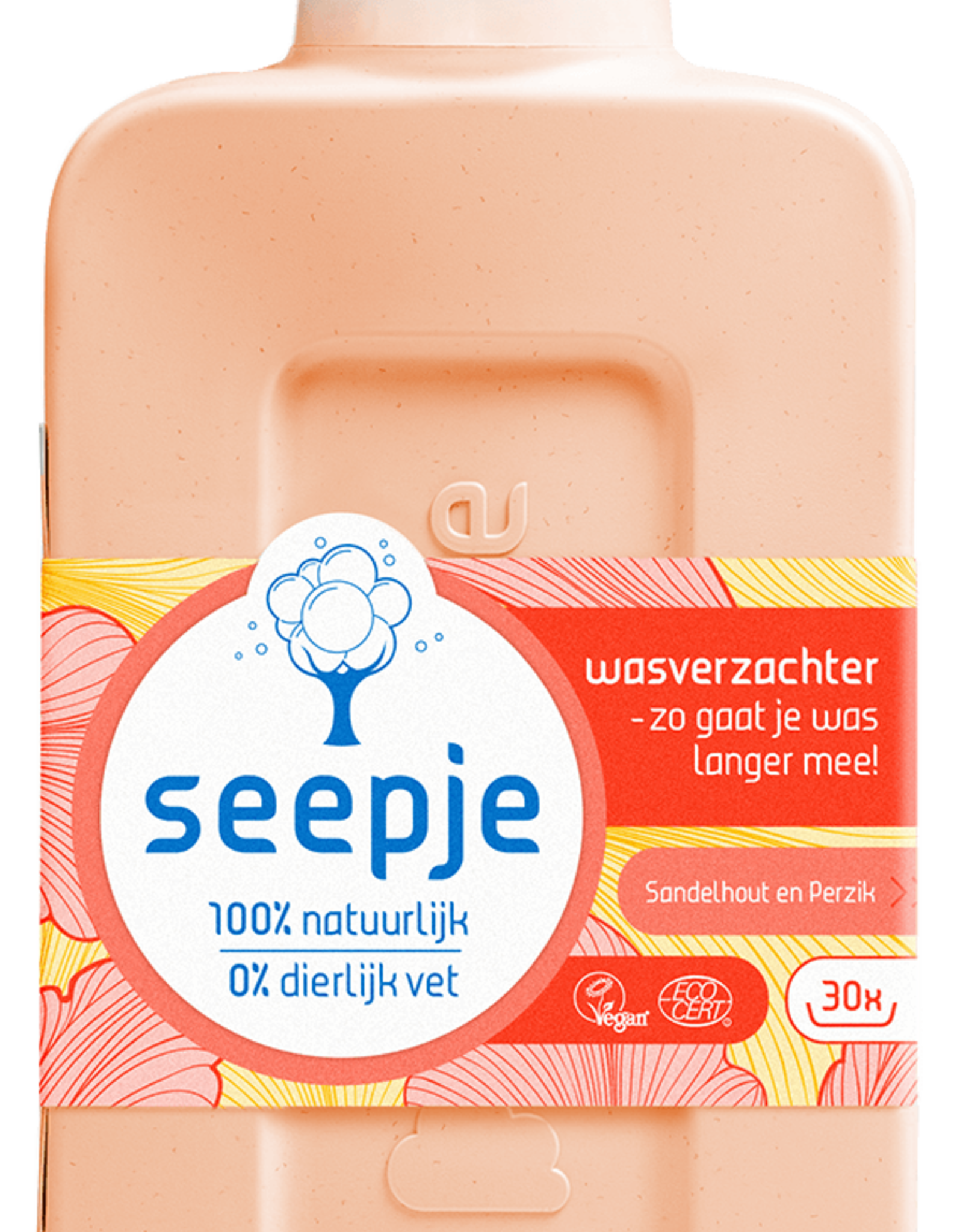 Seepje SEEPJE - Wasverzachter Sandelhout en Perzik - 750ml