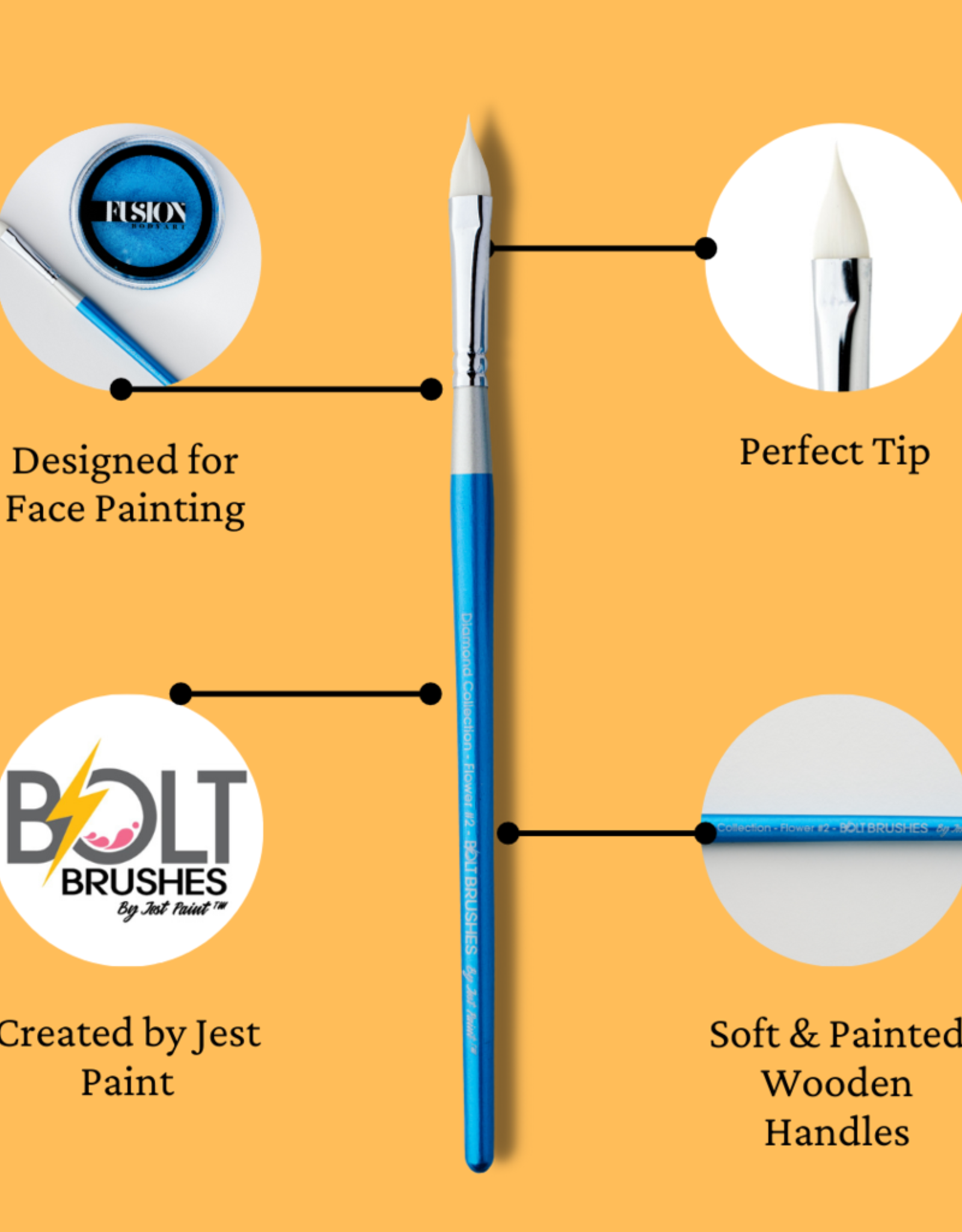 bolt Bolt Diamond collection Flower #2 by Jest paint