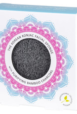 The Konjac Sponge Company Konjac Mandala Sponge  with Purifying bamboo Charcoal