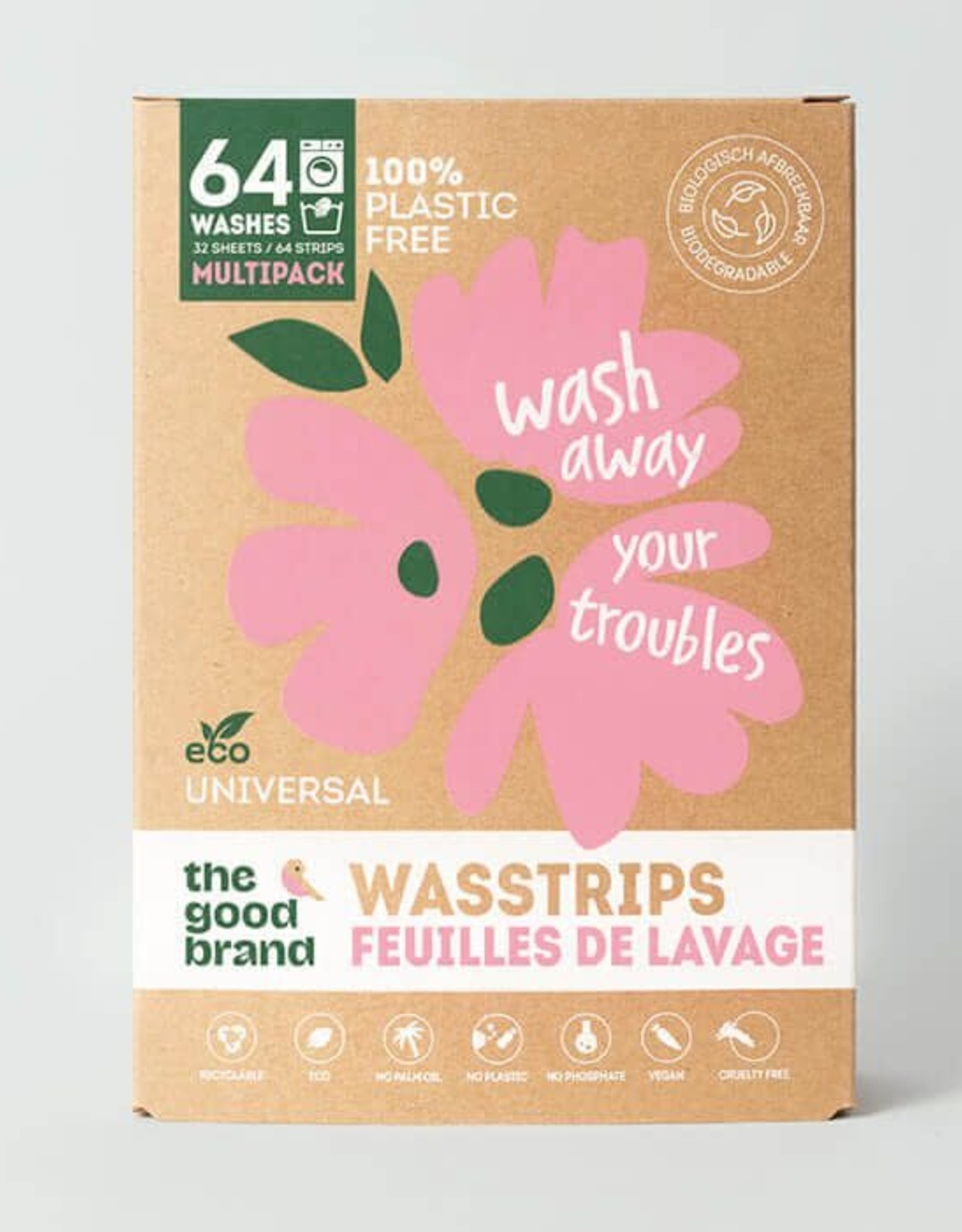 The Good Brand Washing strips / wasstrips 64 strips