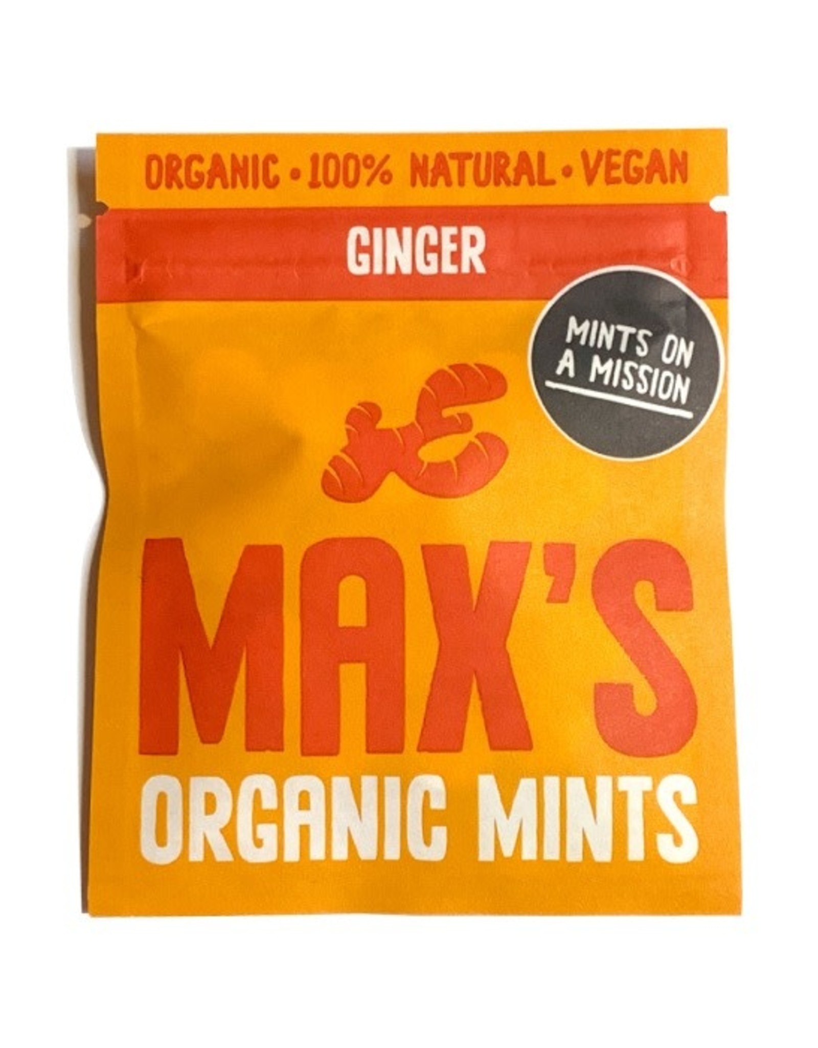 Max Organic Mints Ginger Mints - 17gr