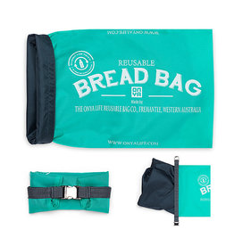 Onya Herbruikbare Broodzak met Handvat - Breadbag - Aqua