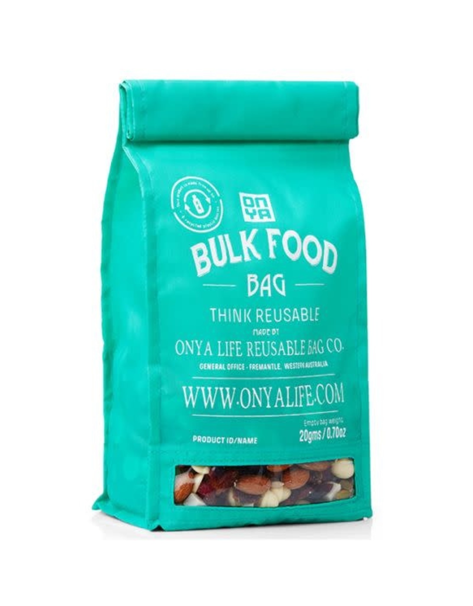 Onya Herbruikbare Bulk Food Bag - Medium - Aqua