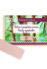 Zao ZAO Bamboe Oogschaduw Refill (rechthoekig)  Parelmoer 102 (Pinky Beige)