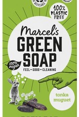 Marcel's Green Soap Shower bar tonka & muguet 150 gram Marcel's Green Soap Shower bar tonka & muguet 150 gram