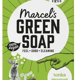 Marcel's Green Soap Shower bar tonka & muguet 150 gram