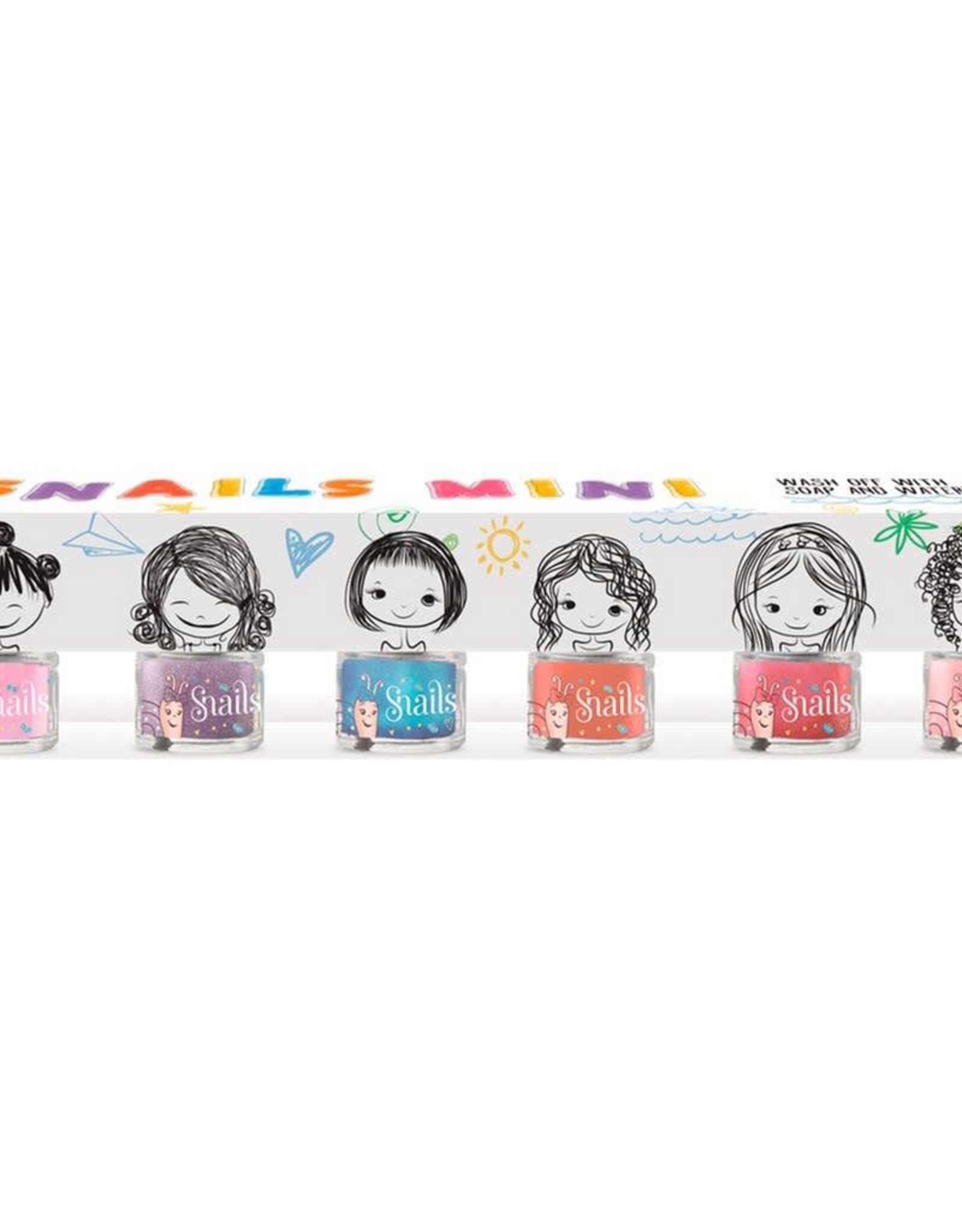 Snails Snails Mini 6-pack: MINI SNAILS 6-pack, Tandenfee, Pinky Pink, Make a wish, PromGirl, Maui, Lava