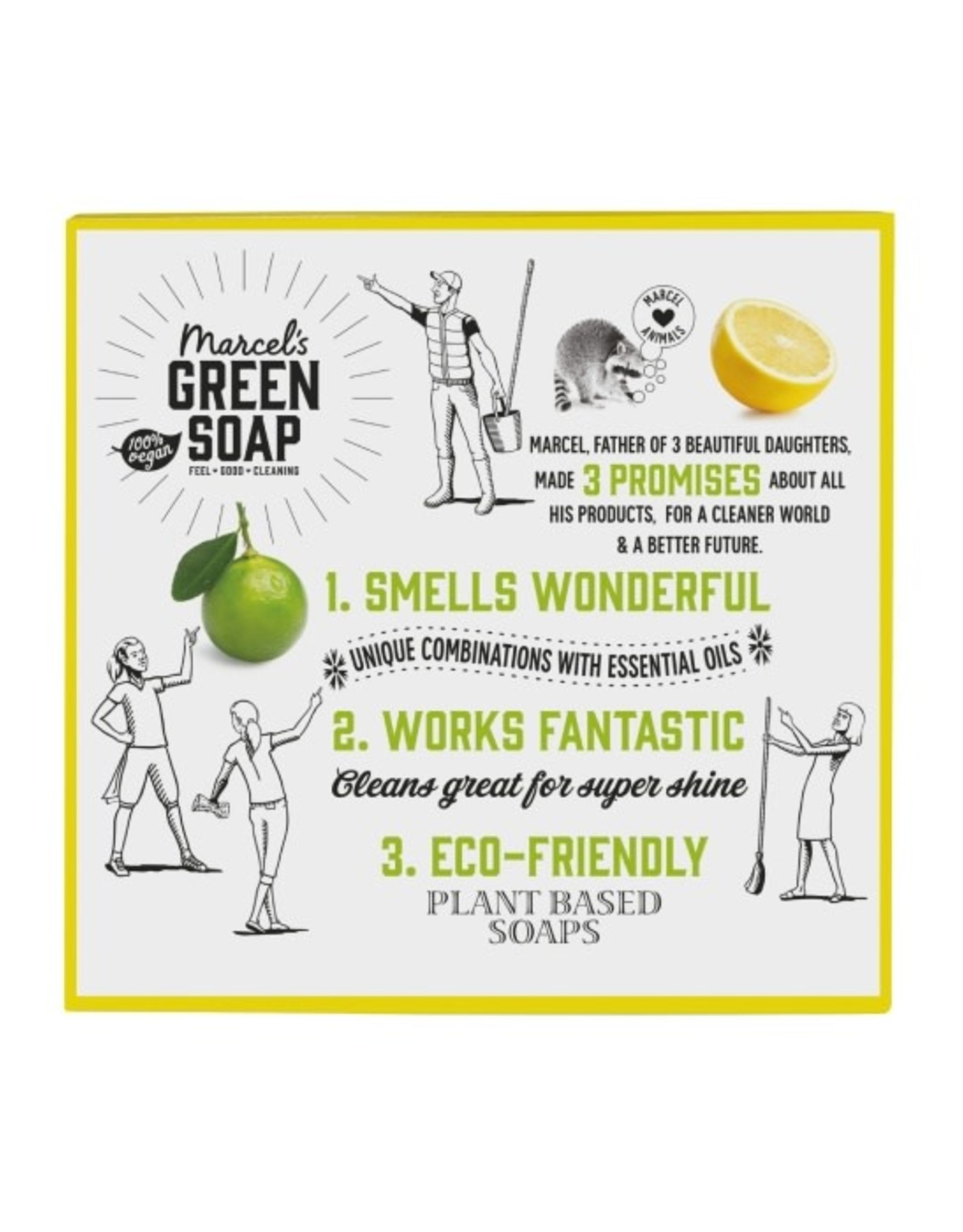 Marcel's Green Soap Dishwash Tablets All-In-One 25x 20 gram - afwasblokjes / vaatwas