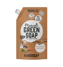 Marcel's Green Soap Handzeep sandelwood & cardamom refill 500 ml