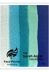 Face Paints Australia Kingfisher combo Cake  FPA - 50g - Sarah Asker collection Face Paints Australia Kingfisher combo Cake  FPA - 50g - Sarah Asker collection