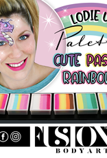 Fusion Fusion Face Painting Palette – Lodie Up Cute Pastel Rainbow Palette 60g