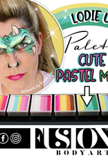 Fusion Fusion Face Painting Palette – Lodie Up Cute Pastel Rainbow Palette 60g