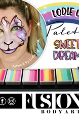 Fusion Fusion Face Painting Palette – Lodie Up Cute Pastel Rainbow Palette 60g