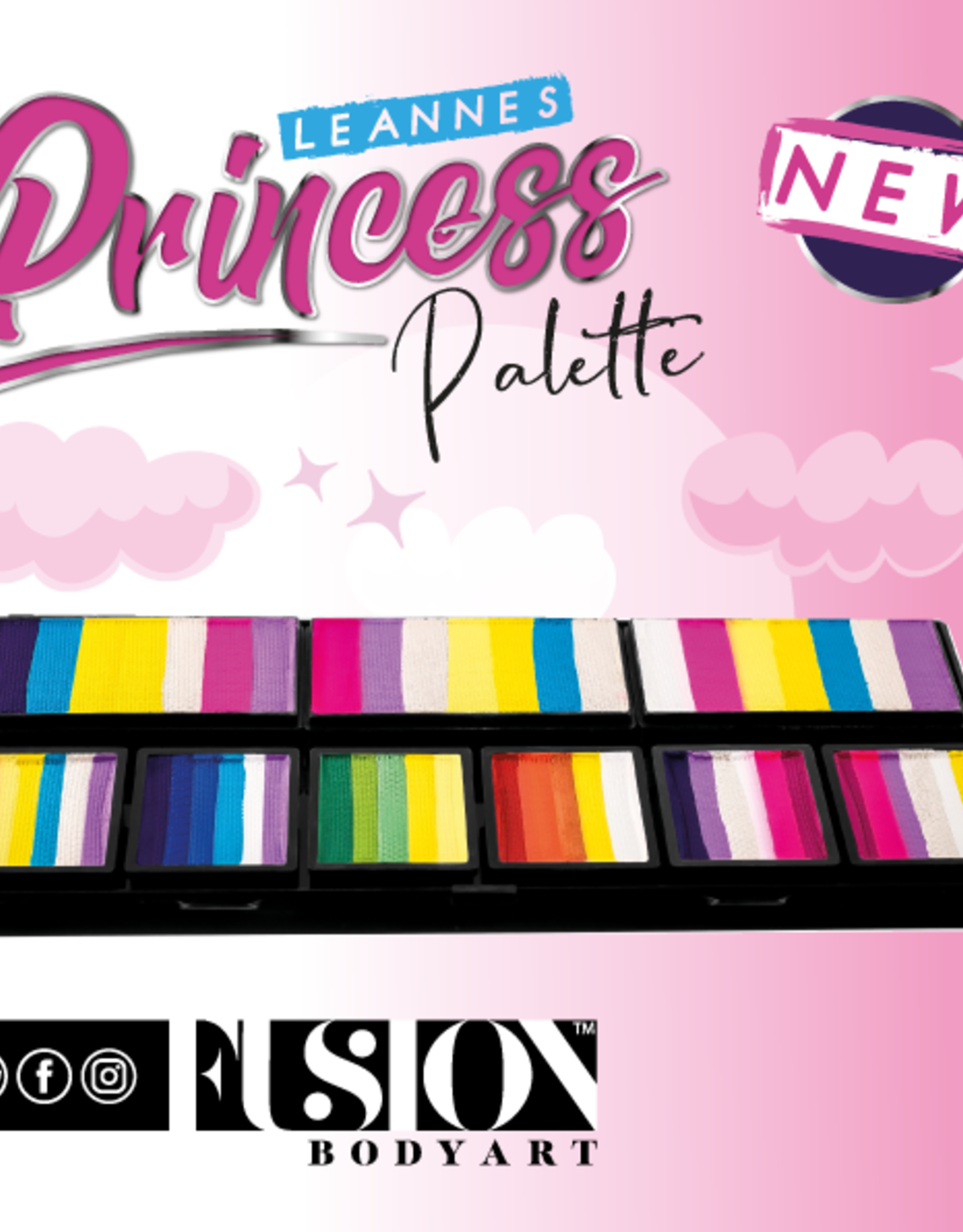 Fusion Fusion Leanne's Princess Palette 150g