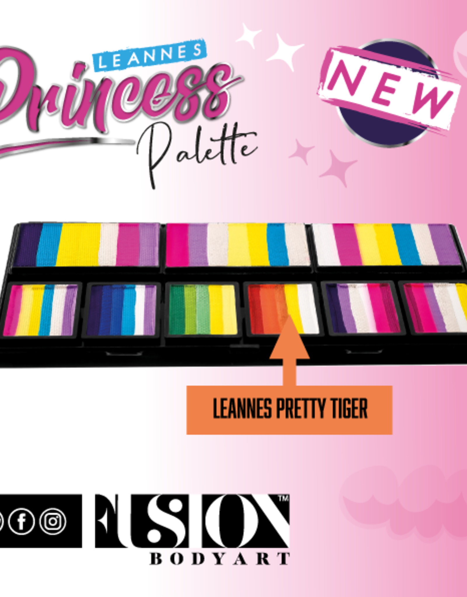 Fusion Fusion Leanne's Princess Palette 150g