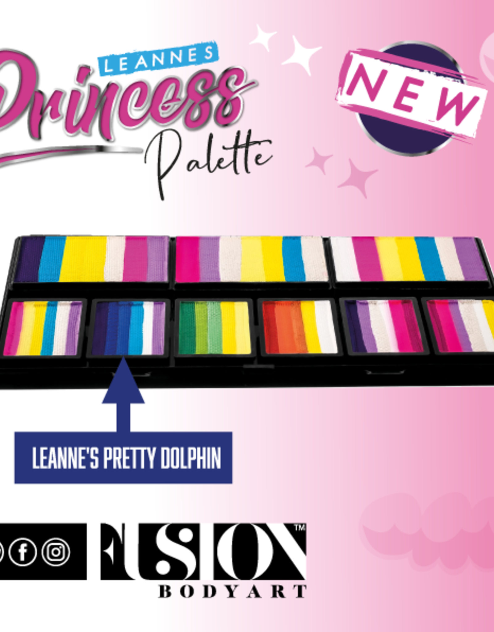 Fusion Fusion Leanne's Princess Palette 150g