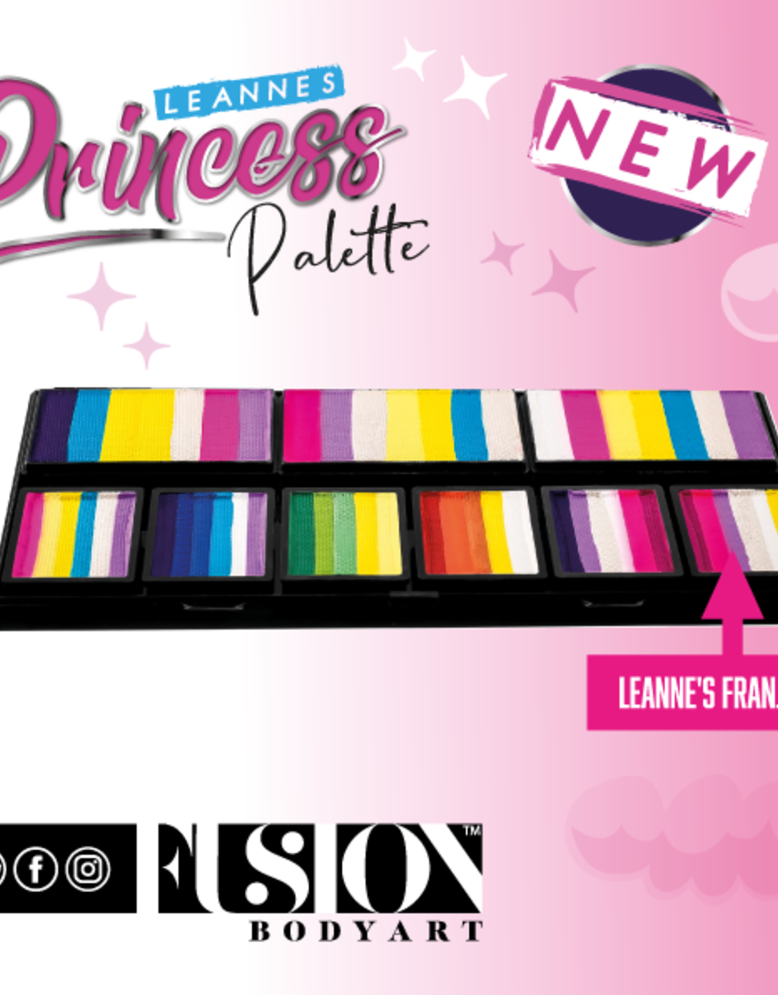 Fusion Fusion Leanne's Princess Palette 150g