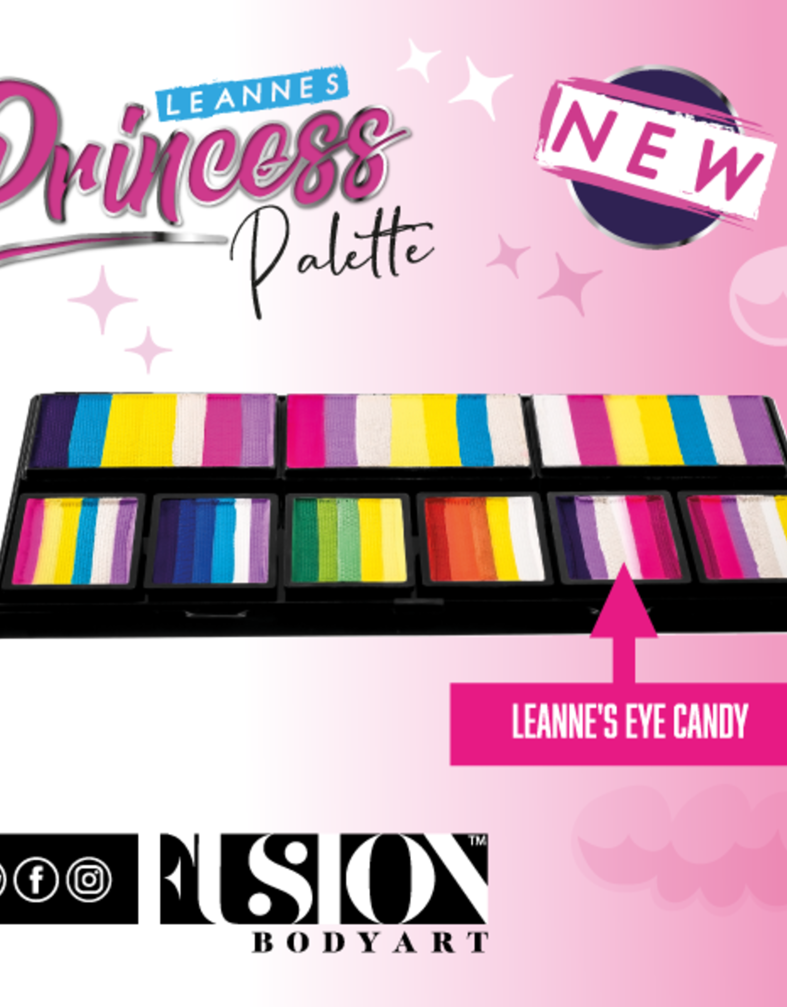 Fusion Fusion Leanne's Princess Palette 150g