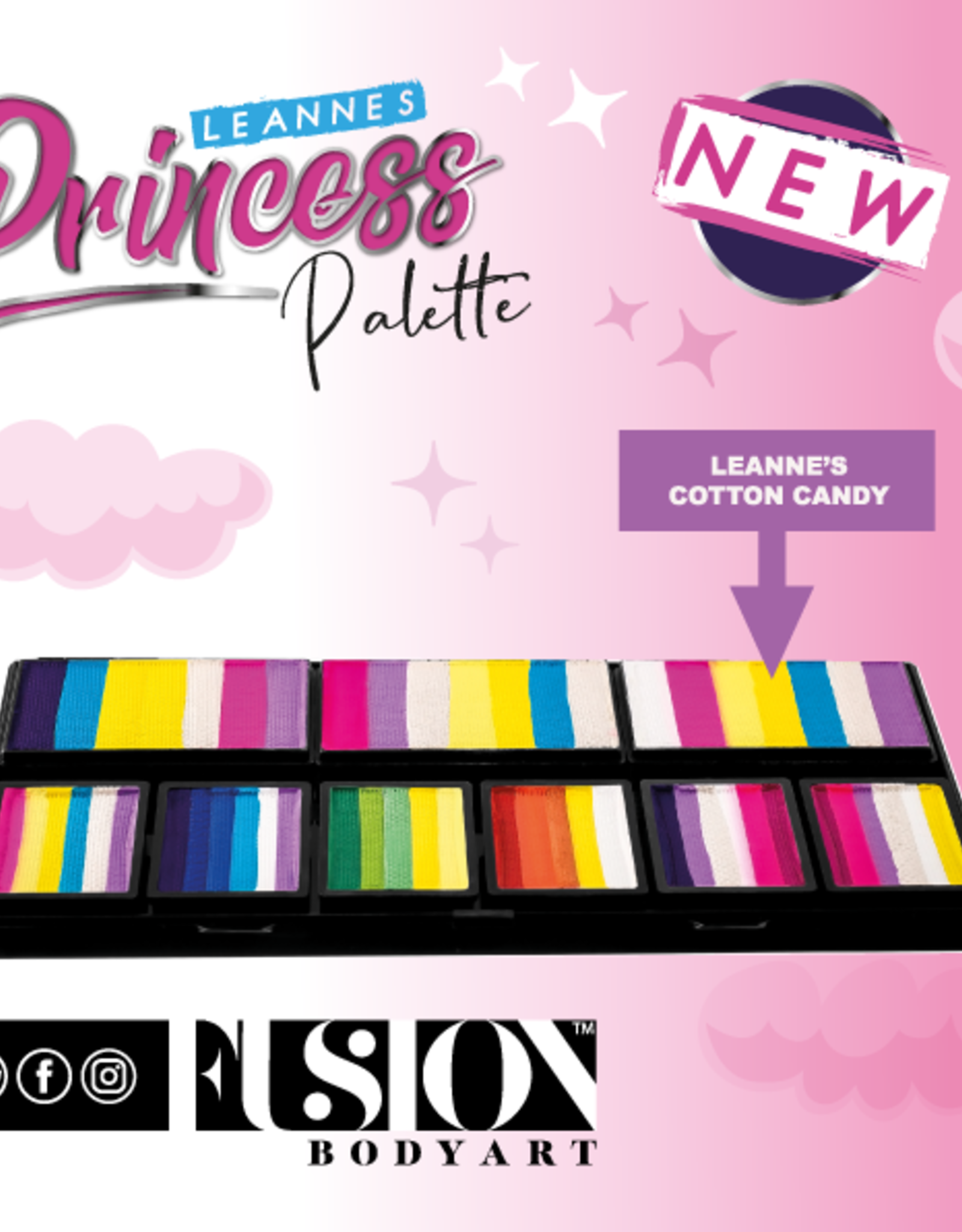Fusion Fusion Leanne's Princess Palette 150g