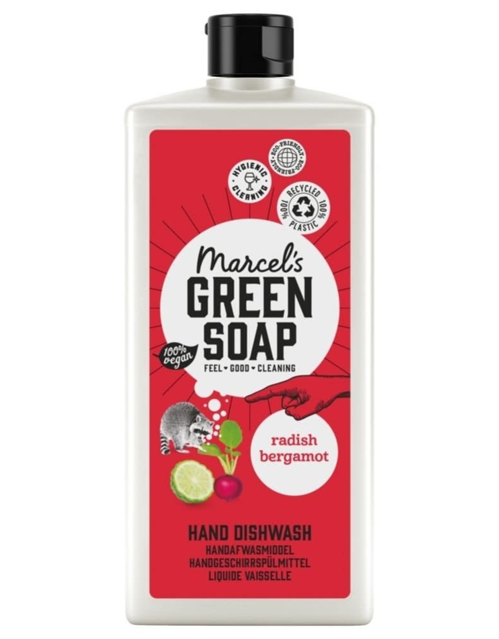 Marcel's Green Soap Afwasmiddel Radish & Bergamot 500 ml