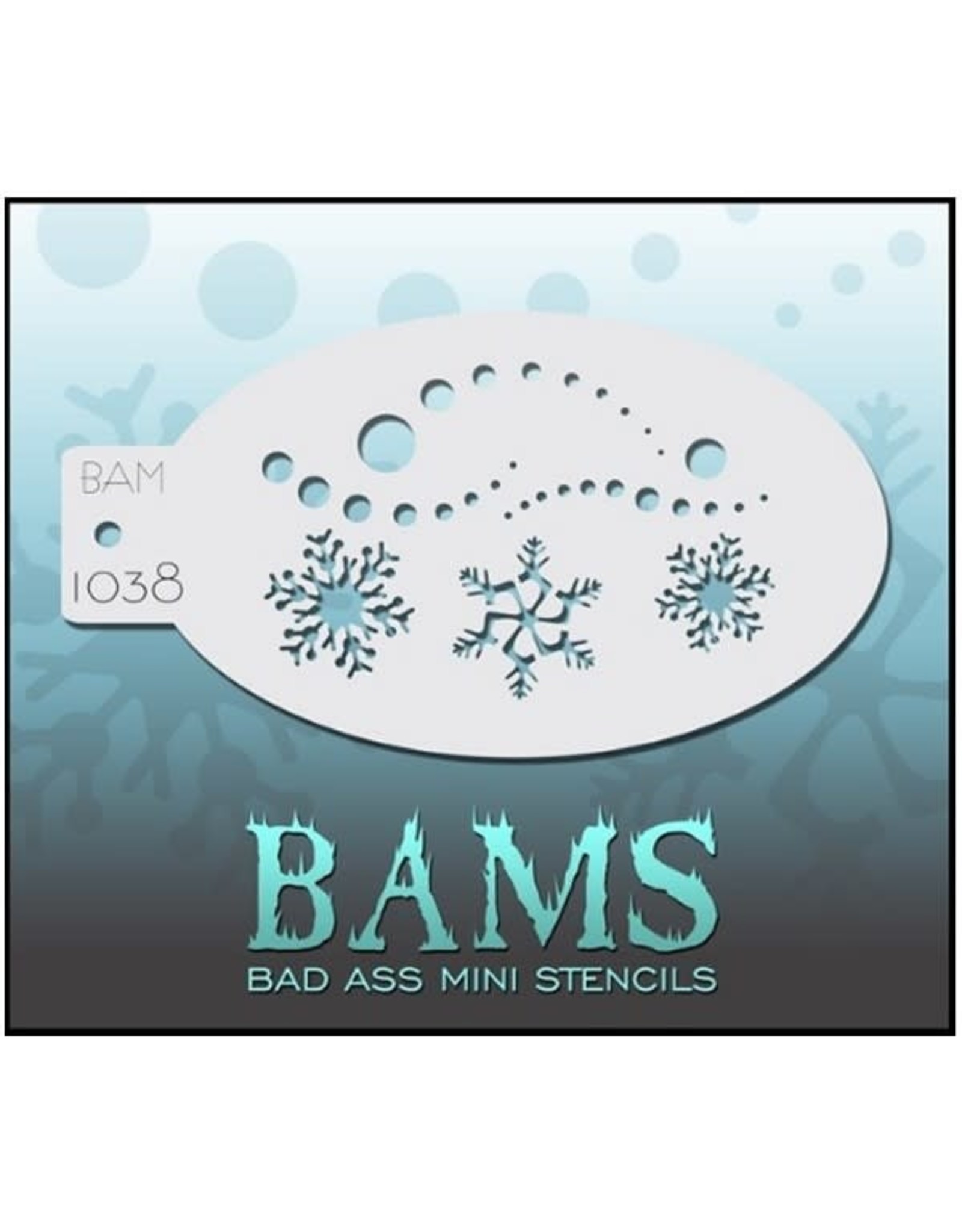 Bad Ass Stencils Bad Ass Mini Stencil - BAM1038