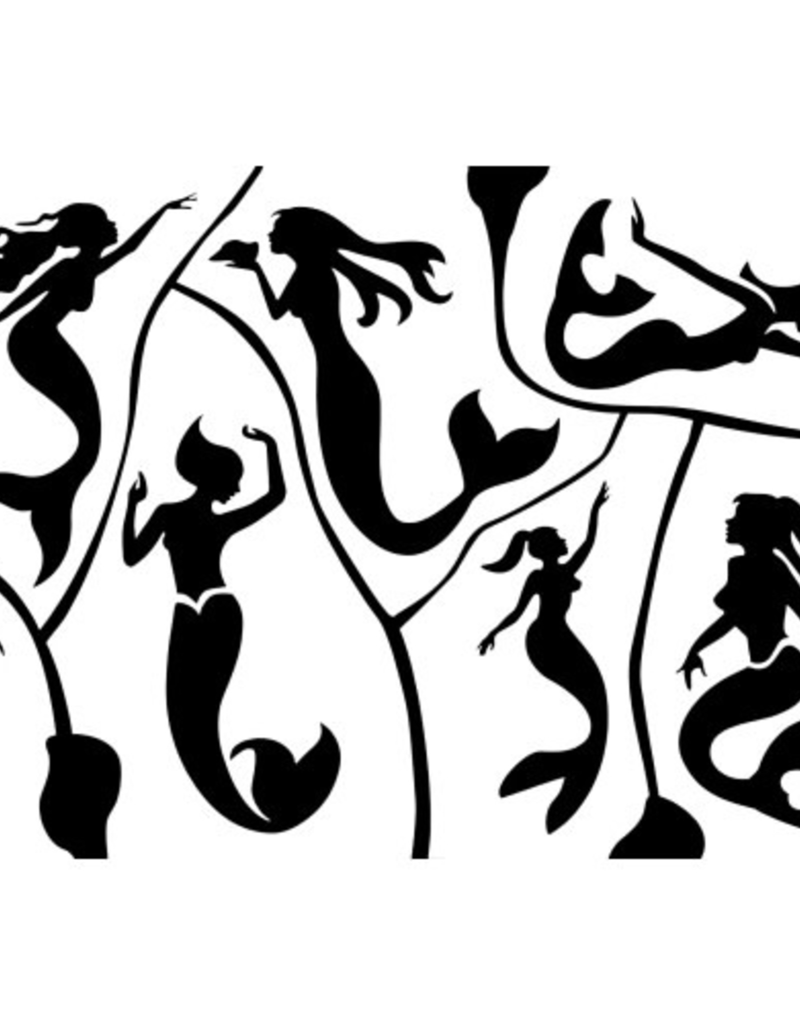 Ybody Ybody - A5 Theme Stencil Mermaids GSB59-0017