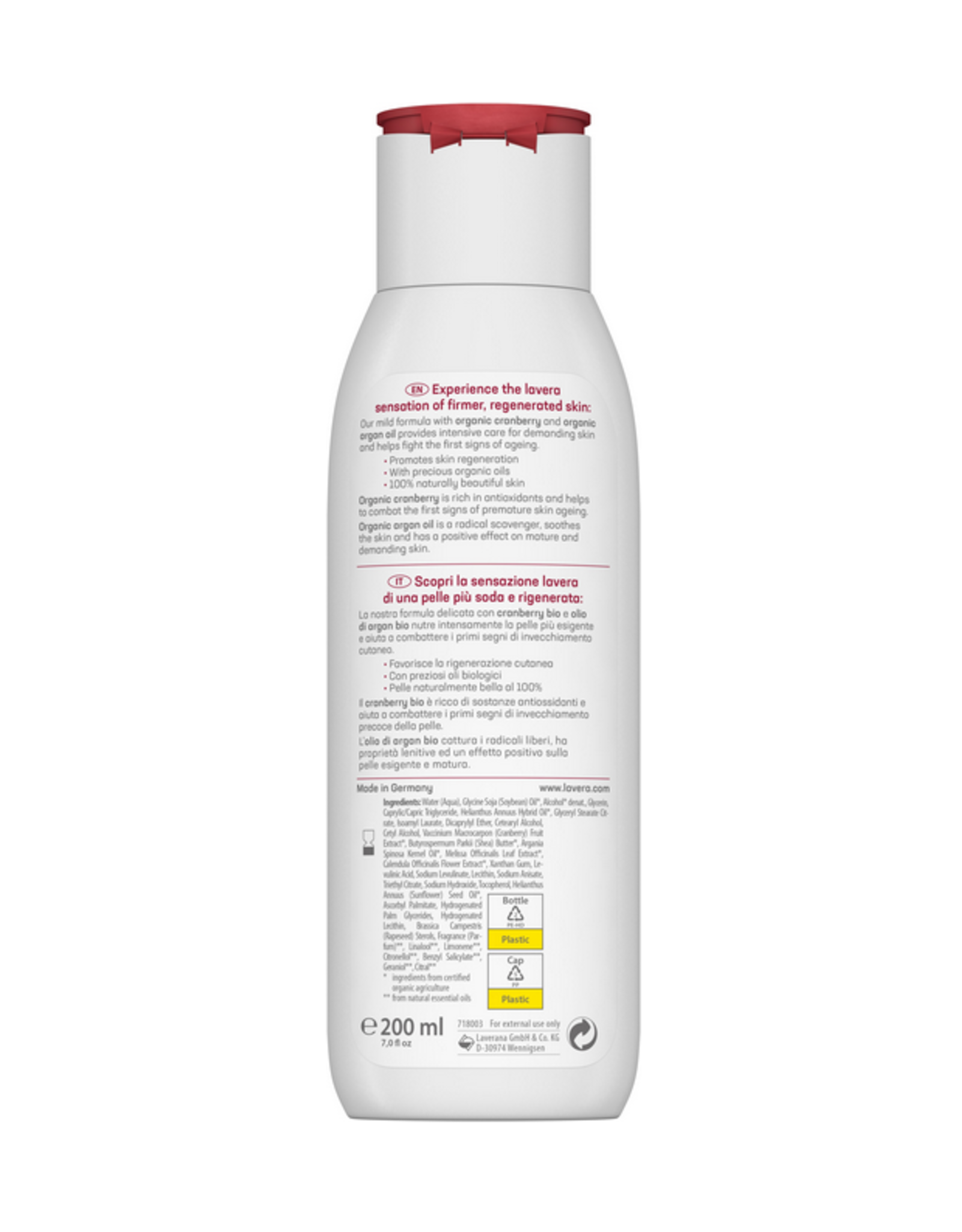 Lavera Bodylotion regenerating/lait creme bio 200 Milliliter