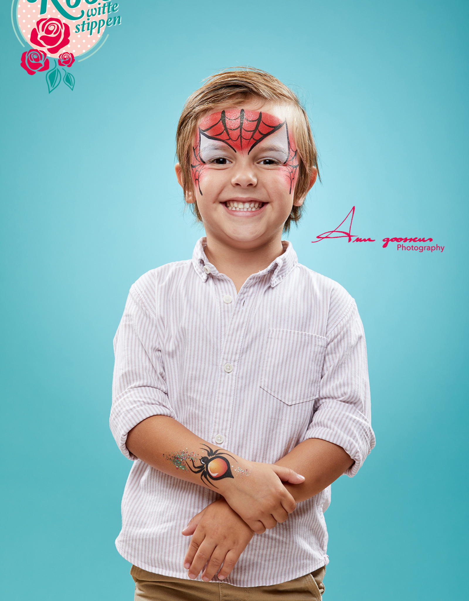 Roos met Witte Stippen Workshop 25 mei - Jongens Designs