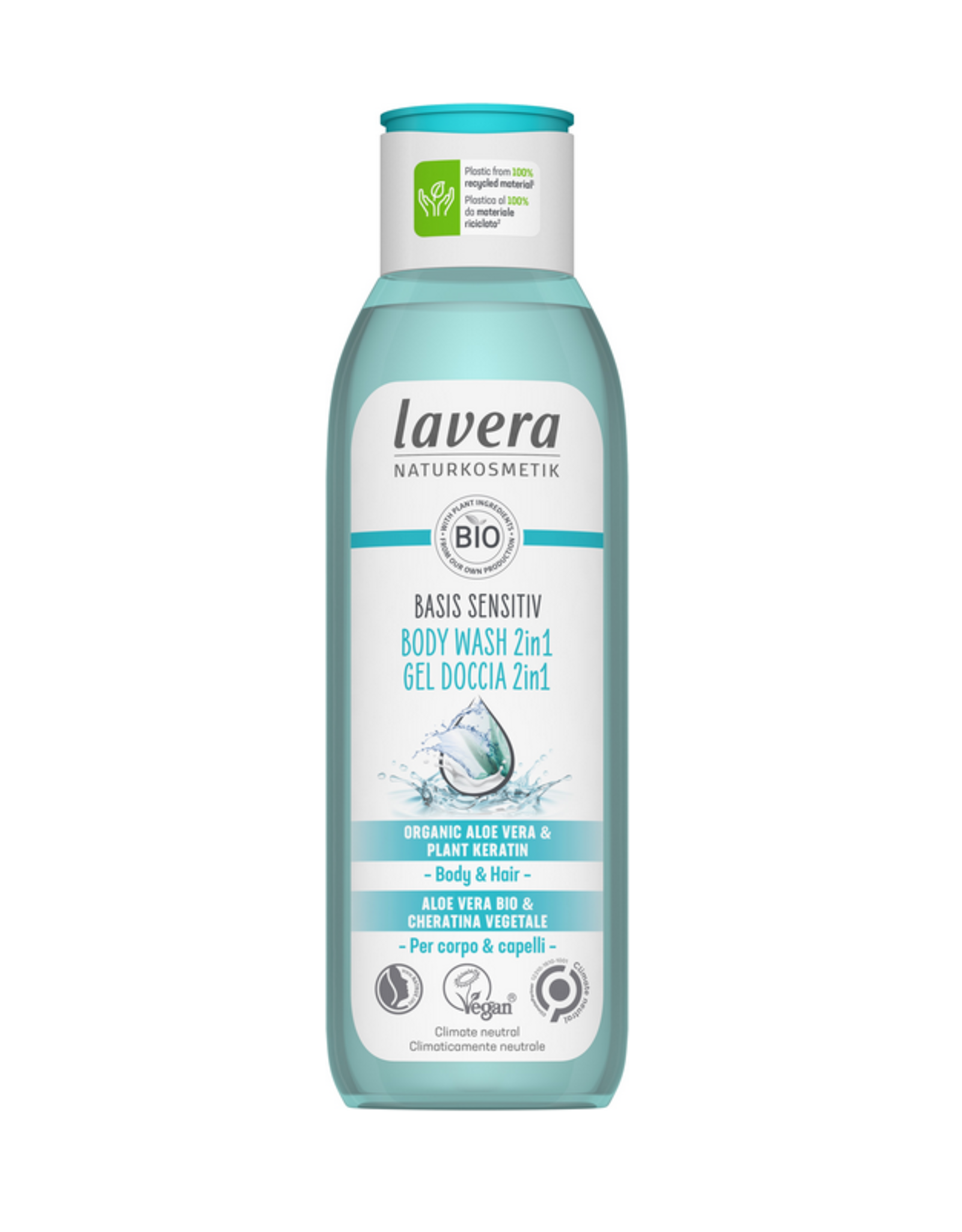 Lavera Basis Sensitiv douchegel/body wash - 250 Milliliter