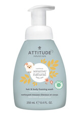 Attitude Attitude Sensitive Baby Hair & Body Foaming Wash 2 in 1 - 250 ml