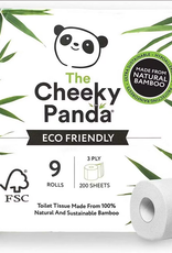 The Cheeky Panda The Cheeky Panda - Bamboo Toilet papier 9 rollen - 200 sheets per rol