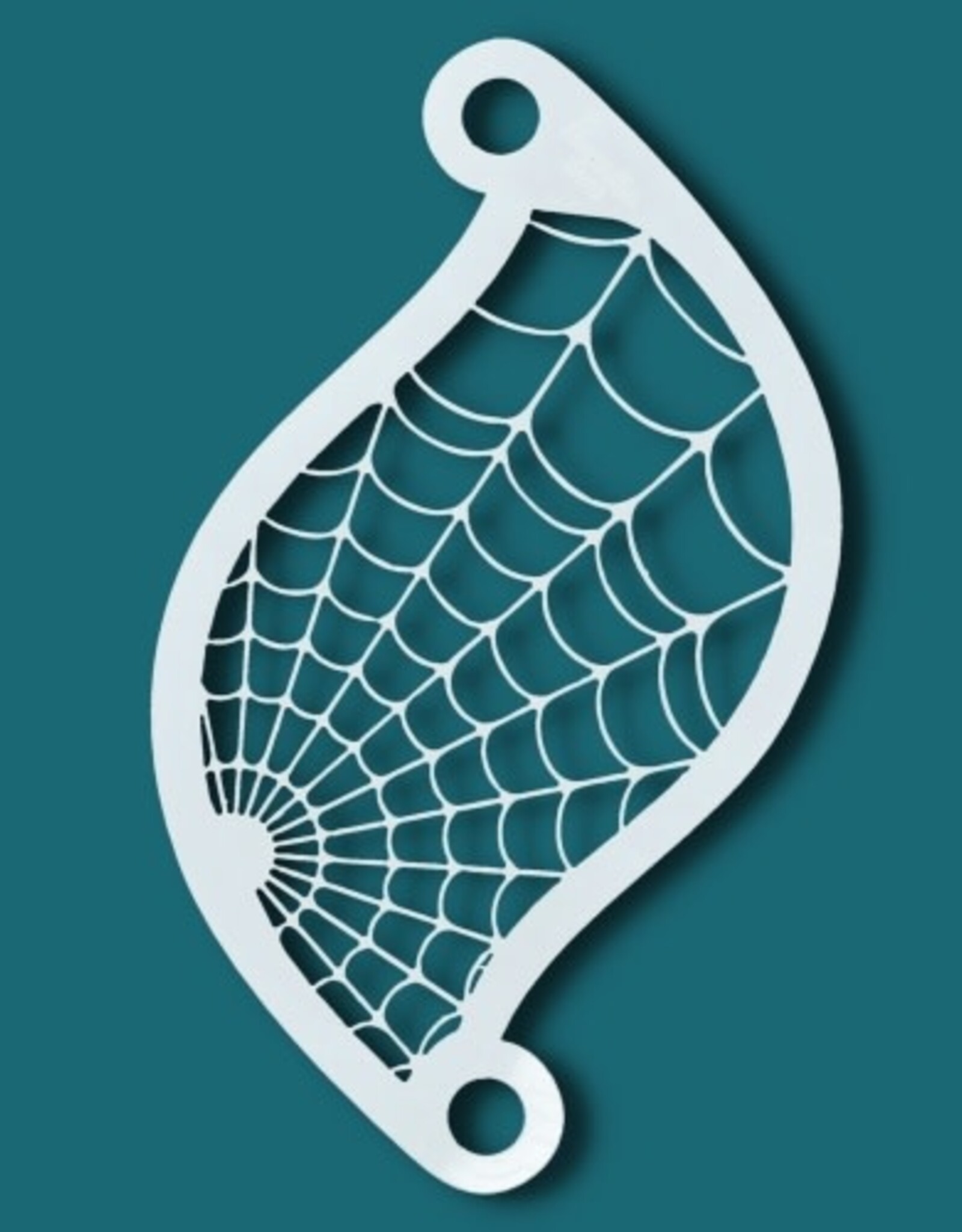 Superstar Face Paint Stencil Spiderweb 77011