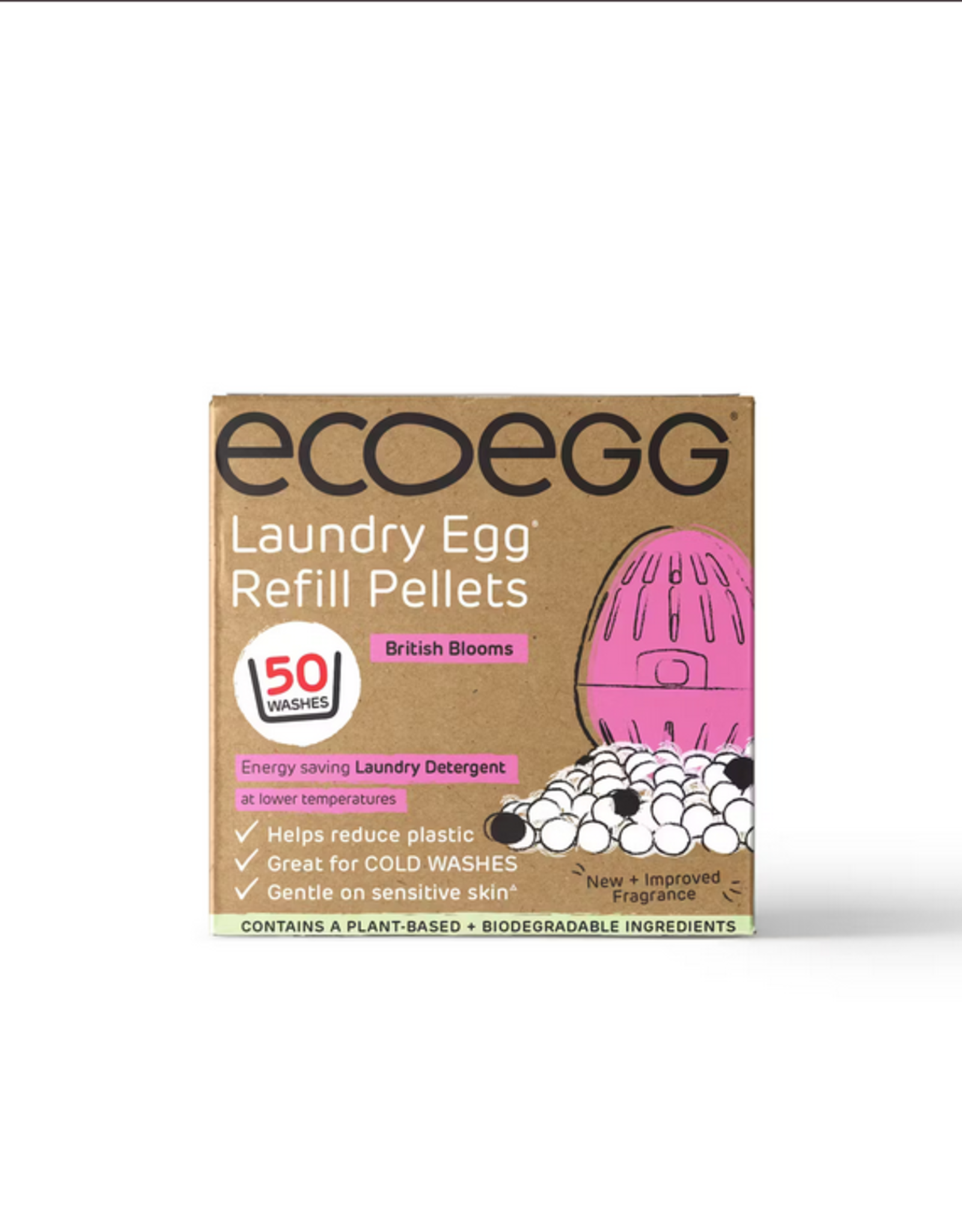 Ecoegg Ecoegg Laundry Egg  British Blooms - 50 washes - refill