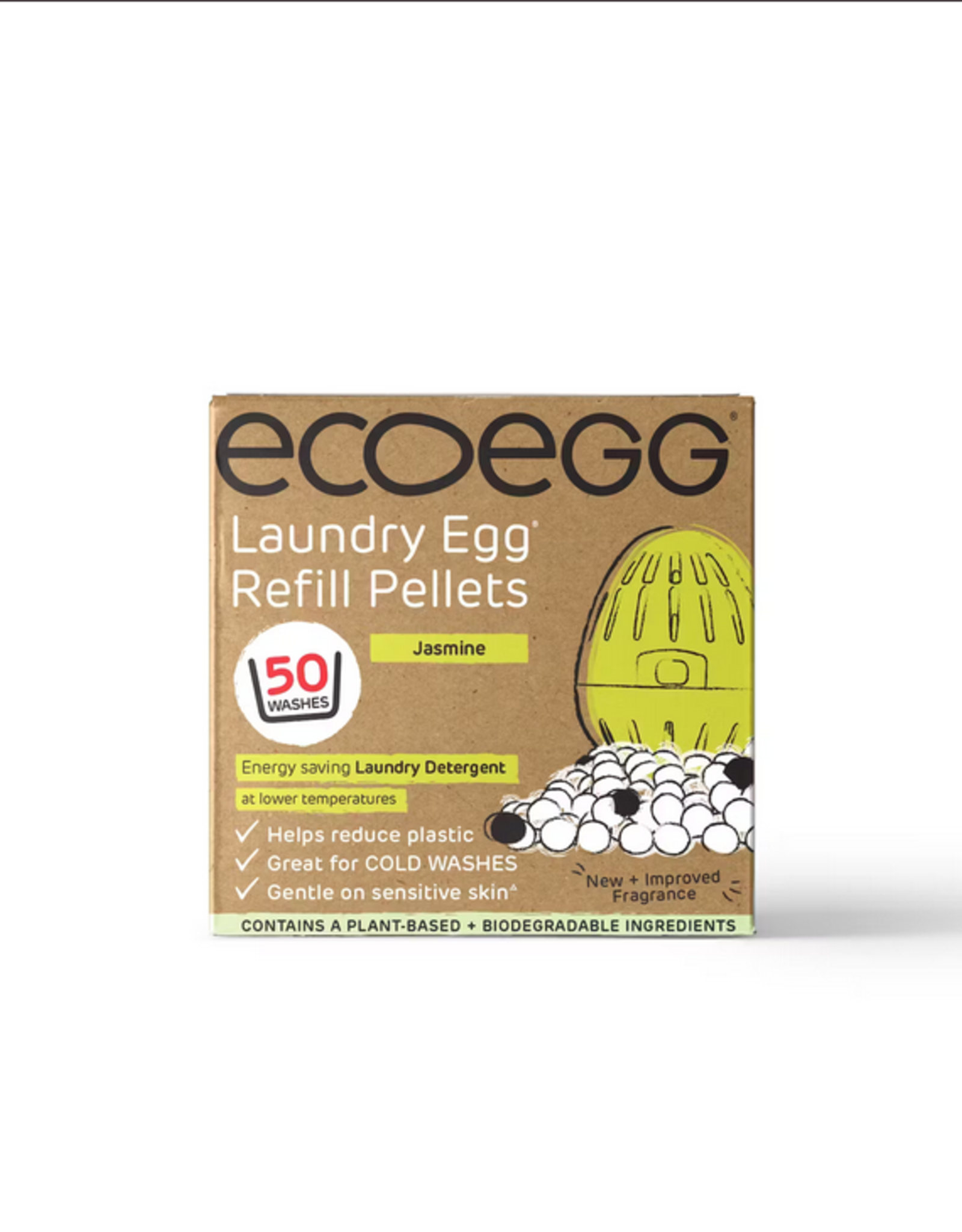 Ecoegg Ecoegg Laundry Egg Jasmine - 50 washes - Refill